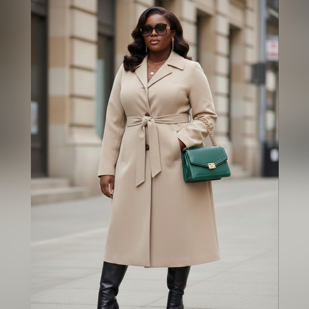 Utex Green Long Coat